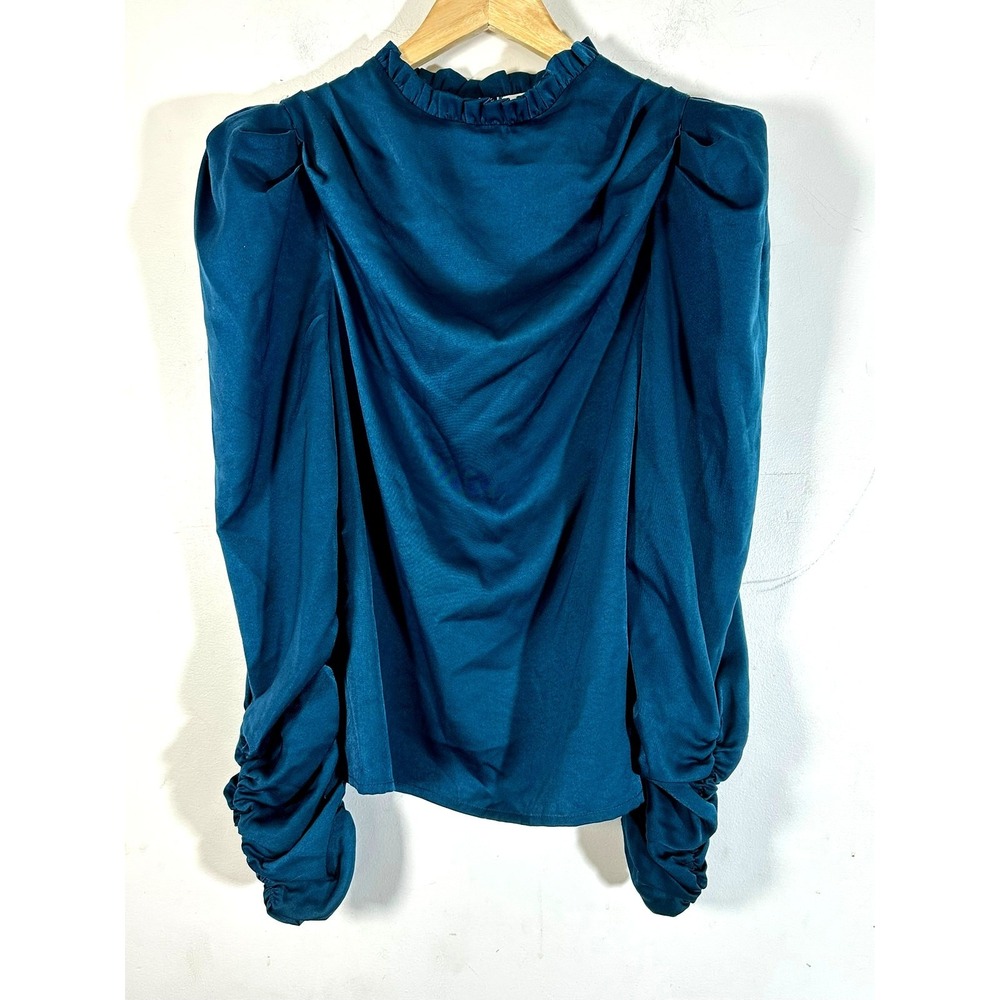 Adelyn Rae‎ Long Sleeve draped blouse Womans Medium